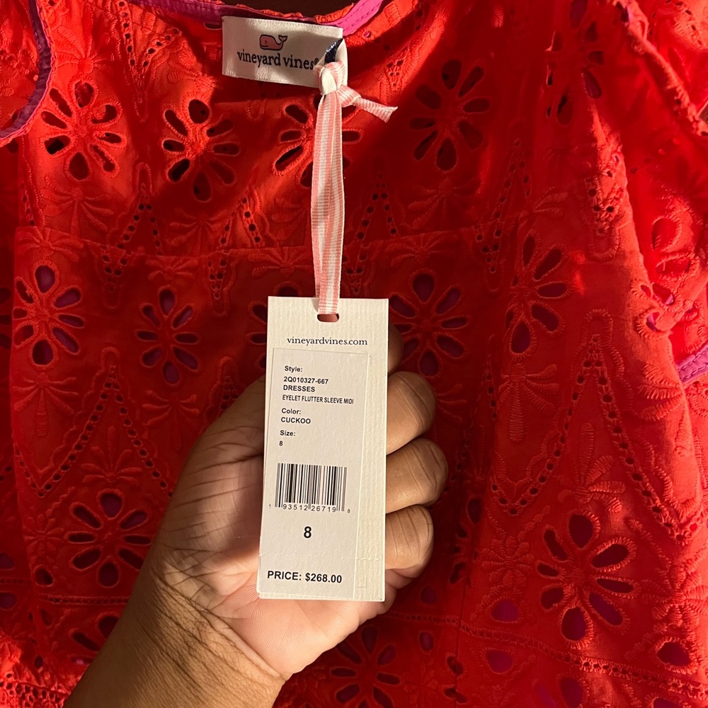Women orange Vine yard vine dress
